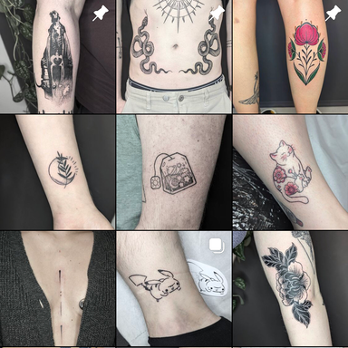 Tattoo Aachen Traditional Comic blackwork